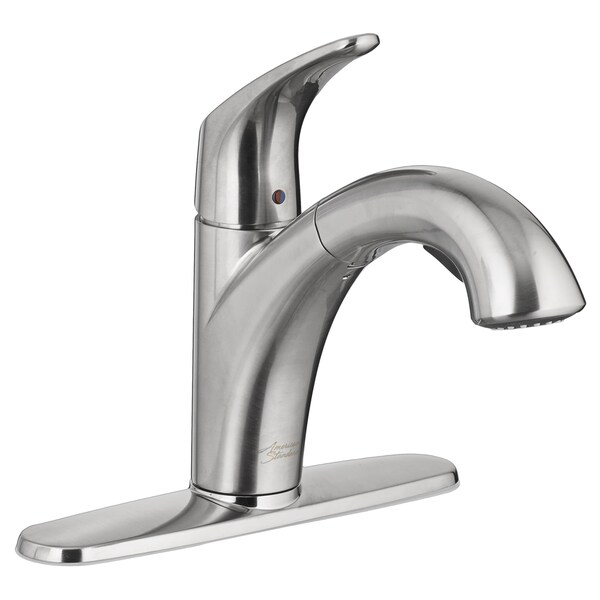 American Standard Colony PRO 1-Handle Pull-Out Kitchen Faucet, Stainless Steel 7074100.075 - main